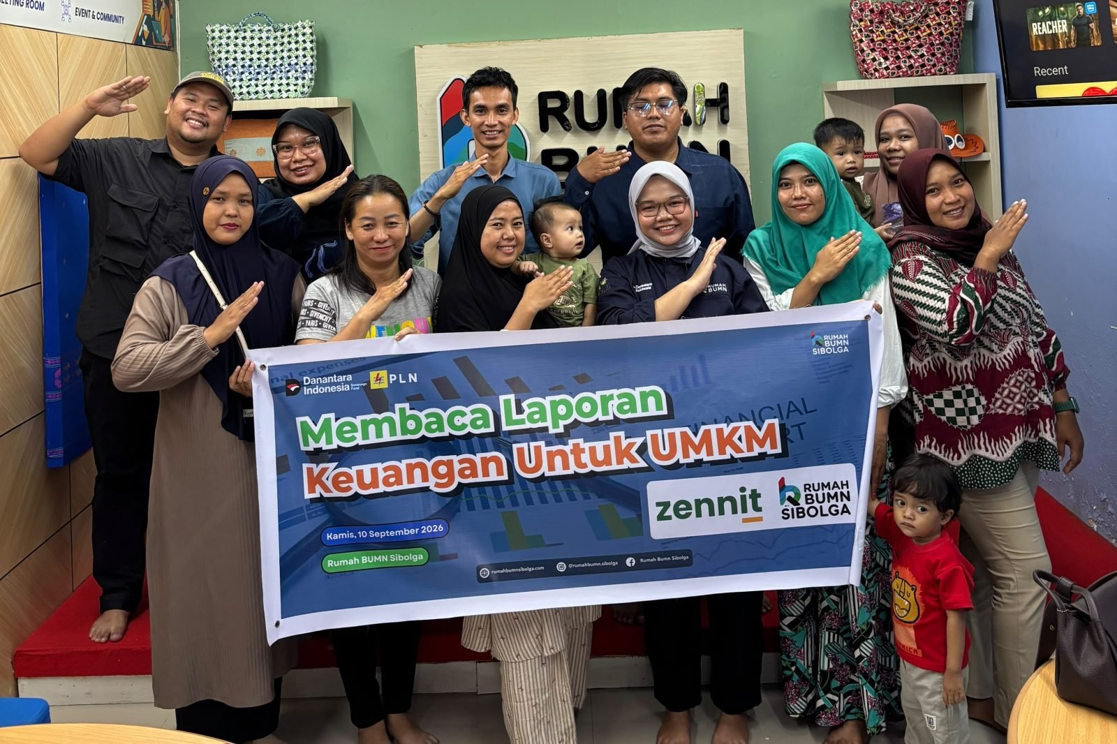 Zennit dan Rumah BUMN Sibolga Latih UMKM Membaca Laporan Keuangan